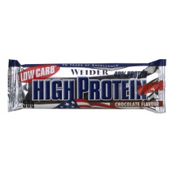 Weider Low Carb High Protein Bar  (50g)  chocolate 1/25