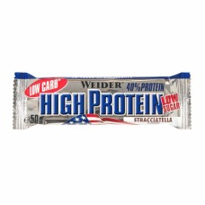 Weider Low Carb High Protein Bar  (50g)  stracciatella 1/25