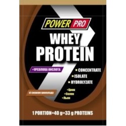 PowerPro Whey Protein, 1 кг - шоколад