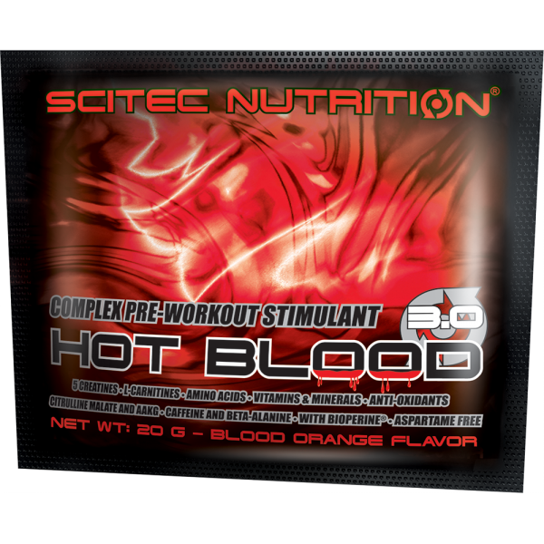 Hot Blood 3.0 sachet 20 г- апельсиновый сок