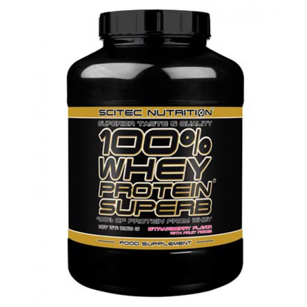 100% Whey Protein Superb 2160 г - клубника