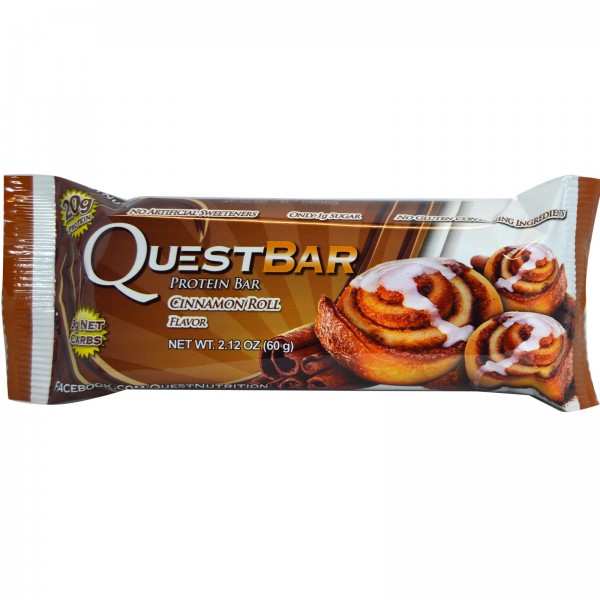 Quest Protein Bar, 60g - Cinnamon Roll