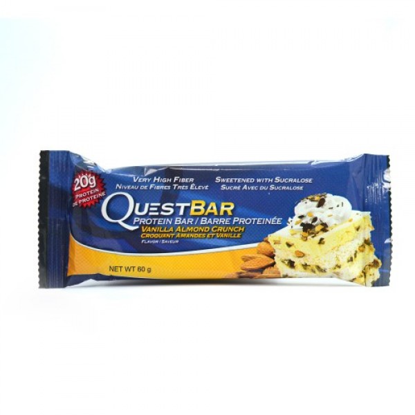 Quest Protein Bar, 60g - Vanilla Almond Crunch