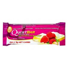Quest Protein Bar, 60g - White Chocolate Raspberry