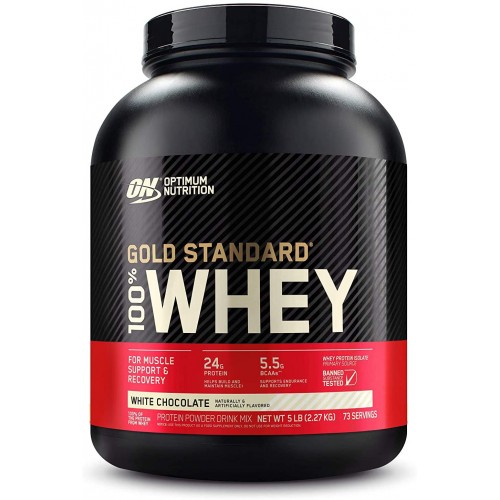 100% Whey Gold Standard 2,268 кг - белый шоколад