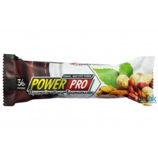 PowerPro Батончик 36%, 60 г (20шт/уп) - орех-йогурт