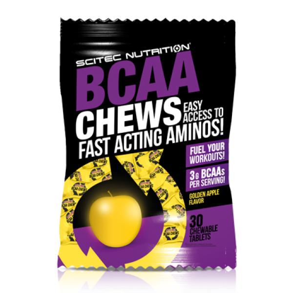 BCAA Chews 30 tabs - желтое яблоко