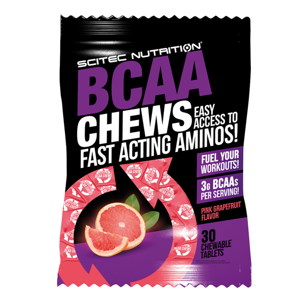 BCAA Chews 30 tabs - розовый грейпфрут