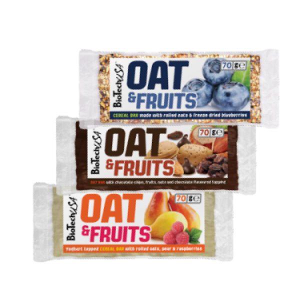 OAT and Fruits 70g малина и груша в йогурте