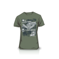 T-shirt Made of Iron Green