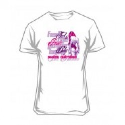 T-shirt Girl Feel the Power Baby (white) 