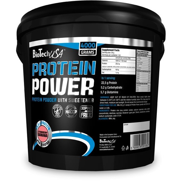 Protein Power 4000г - клубника-банан