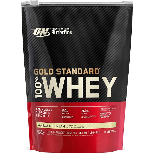 Whey Gold 450 г - ванильное мороженное