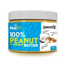 NutVit 100% Peanut + Coconut Butter (500 грамм)