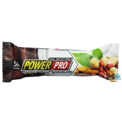 PowerPro Батончик 36%, 60 г (20шт/уп) - грецкий орех-чернослив