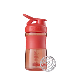 Шейкер SportMixer с шариком 590 ml Coral