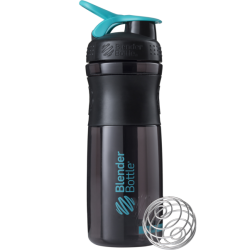 Шейкер SportMixer с шариком 820 ml Black/Teal