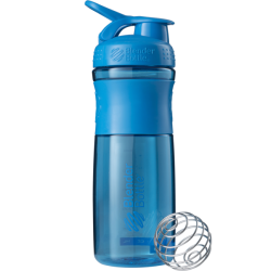Шейкер SportMixer с шариком 820 ml Cyan