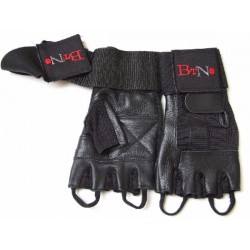 Перчатки Houston, long strap - Black