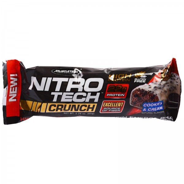 Nitrotech Crunch Bar 65g 1/12 - булочка с корицей