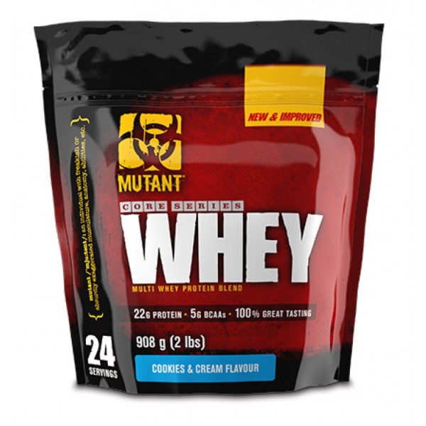 Mutant Whey Core Series 908g - клубника