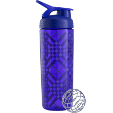 Шейкер Sleek c шариком 820 ml - (Purple Tratan Plaid)