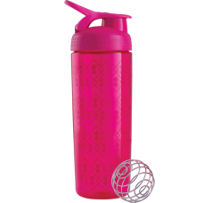 Шейкер Sleek c шариком 820 ml - розовый (Pink Geo Lace)