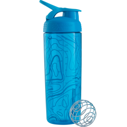 Шейкер Sleek c шариком 820 ml - аква (Aqua Tort Flow)