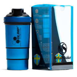 Шейкер Olimp Metal 600 ml - синий