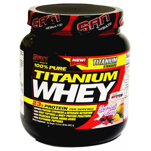 100% Pure Titanium Whey 0.454 банан-кокос