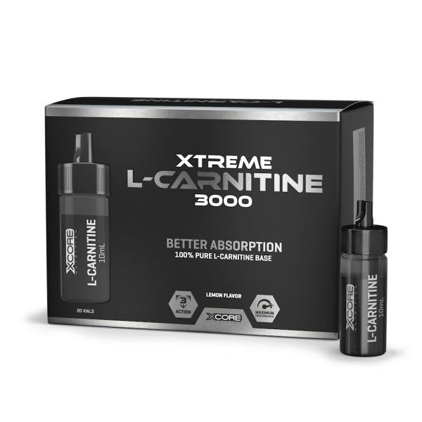 Xtreme L-Carnitine 3000 ampule 20 * 10 ml - лимон