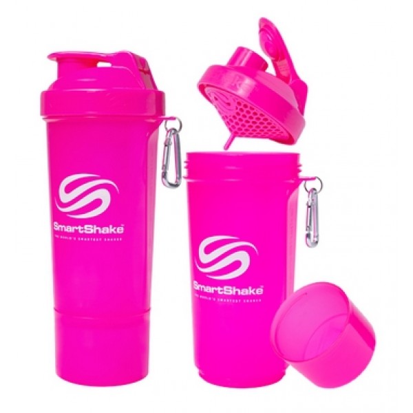 Smart Shake Slim 500 ml - neon pink