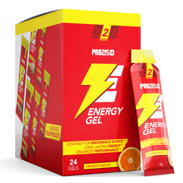 Energy Gel + Caffeine 25 g 1/24 - апельсин