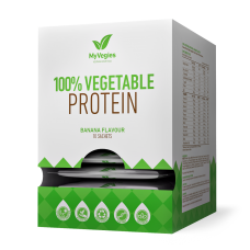 100% Vegetable Protein New Formula 30g*10 -банан