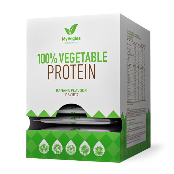 100% Vegetable Protein New Formula 30g*10 -банан