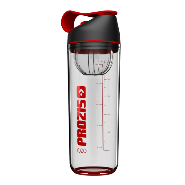 Шейкер Neo Mixer Bottle 600ml - Crystal Neon Red