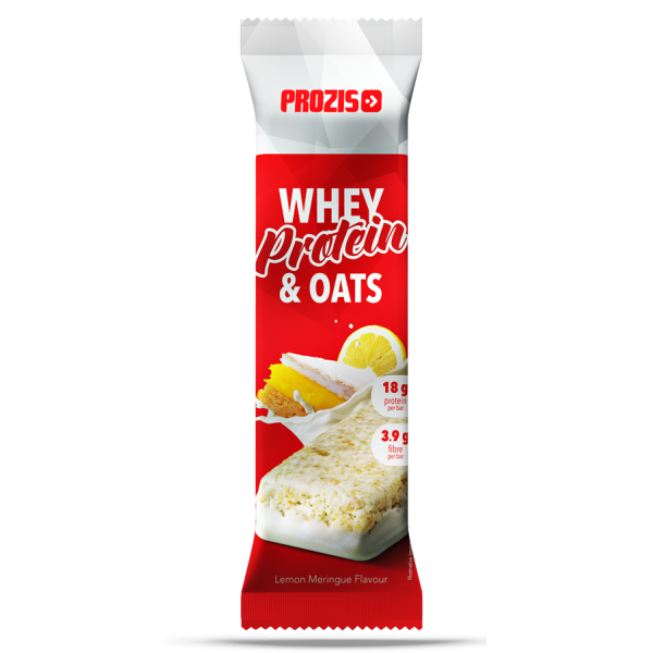 Батончик Whey Protein & Oats 80 g 1/12 - Lemon (срок до 7.2020)