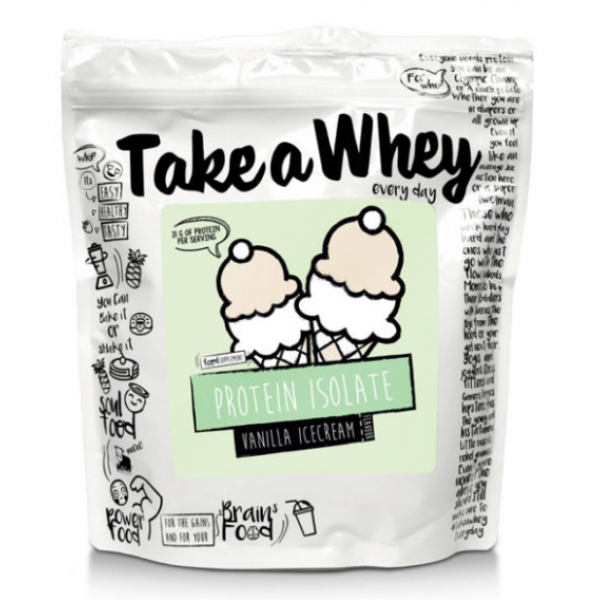 Take-a-Whey 100% Isolate Protein 0.908 g - vanilla ice cream