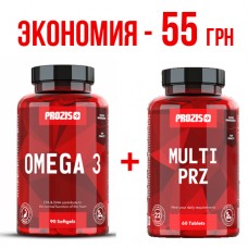 Prozis Multi PRZ - 60 tabs + Omega 3  90 Softgels
