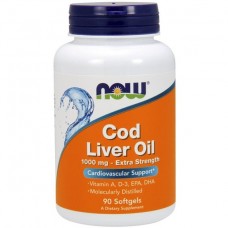 Cod Liver Oil 1,000 мг - 90 софт гель