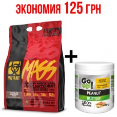 Mutant Mass 6.8 + GoON Peanut butter 470 гр