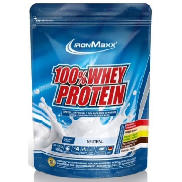 100% Whey Protein - 500 гр (пакет) - Натуральный