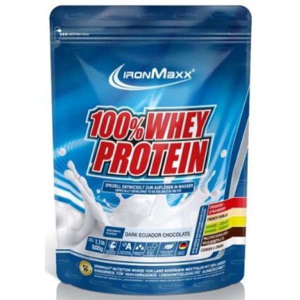 100% Whey Protein - 500 гр (пакет) - Черный шоколад