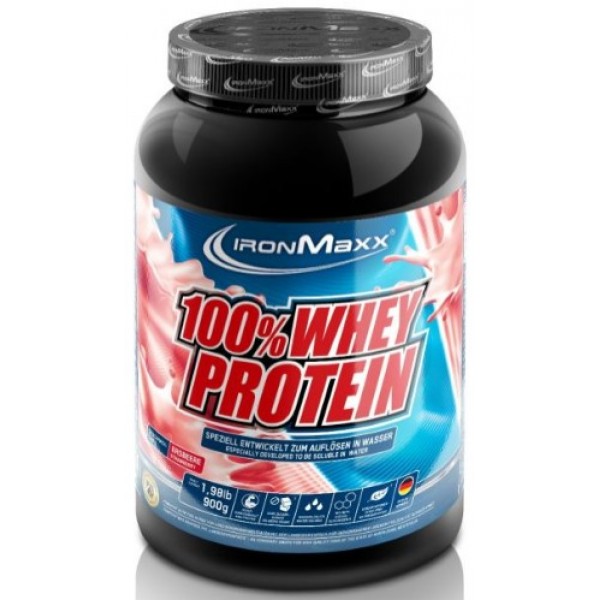 100% Whey Protein - 900 гр (банка) - Клубника