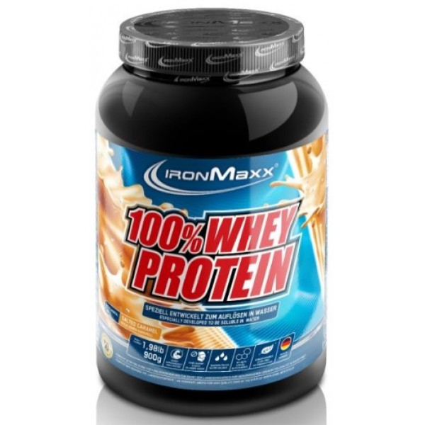 100% Whey Protein - 900 гр (банка) - Соленая карамель