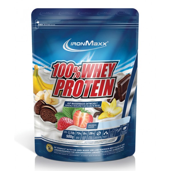100% Whey Protein - 500 гр (пакет) - Яблоко с корицей