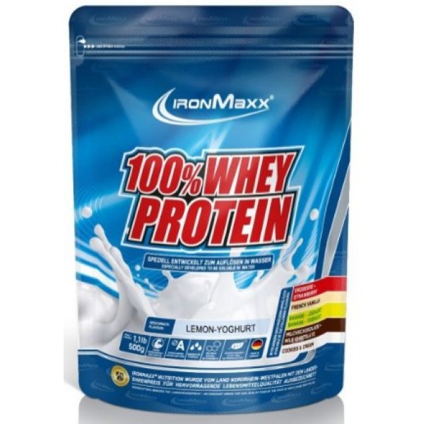 100% Whey Protein - 500 гр (пакет) - Лимонный йогурт