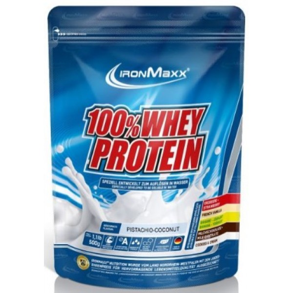 100% Whey Protein - 500 гр (пакет) - Фисташка-кокос