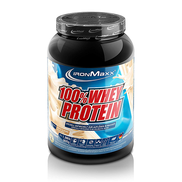 100% Whey Protein - 900 гр (банка) - Белый миндаль