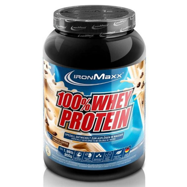 100% Whey Protein - 900 гр (банка) - Ванильный кофе